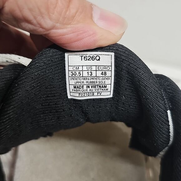 ASICS NOOSA TRI 11 WHITE/BLACK MENS SNEAKERS BFPM-05-037 - Picture 10 of 11